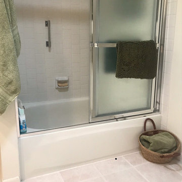 Classy Curb-less Hall Shower - Before