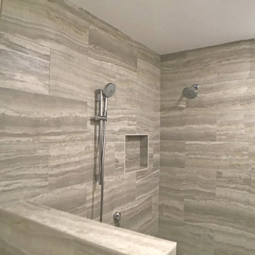 Classy Curb-less Hall Shower