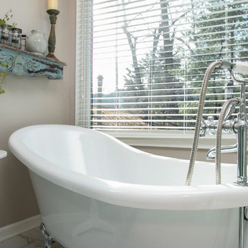 Clawfoot Tub with Telephone Faucet