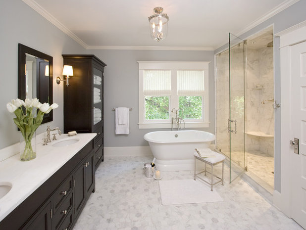 American Traditional Bathroom by Clawson Architects, LLC