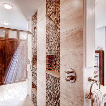 Clever Features and Functional Design for a Large Master Bath