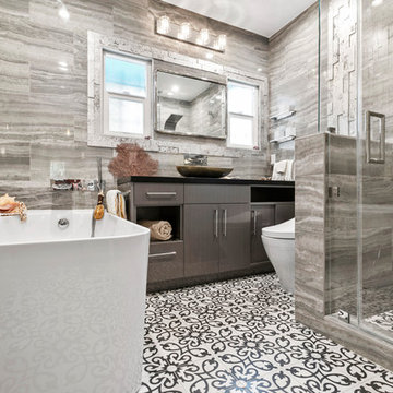 Coastal Inspired Bathroom Remodel in Atwater Village
