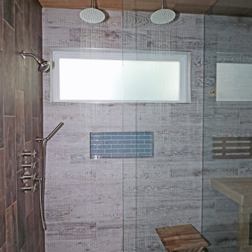 Coastal Master Bath w/ Sauna