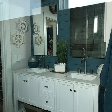 Coastal Master Bath w/ Sauna