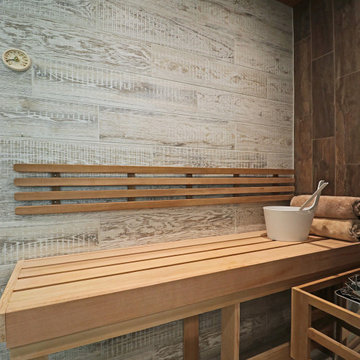 Coastal Master Bath w/ Sauna