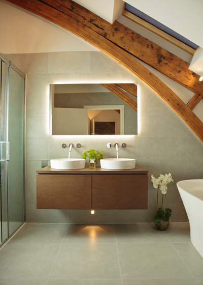 Farmhouse Bathroom by Woodhouse and Law