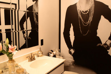 Coco Chanel Inspired Bathroom by Sarah F. Gordon, Professional Organizer & Home