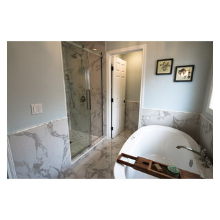 Cole Residence - tile, granite, shower, layout, custom cabinet ...