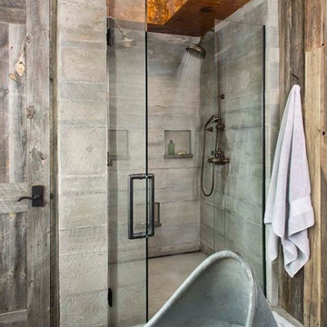 Colorado Dude Ranch Master Bathroom