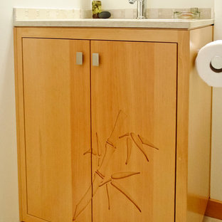 75+ Asiatische Badezimmer mit Quarzit-Waschtisch Ideen & Bilder