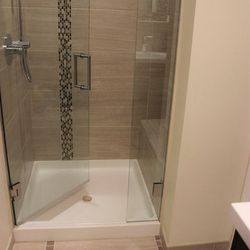 Compact Contemporary Bathroom