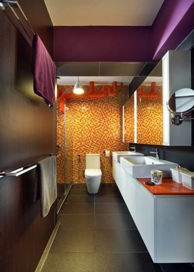 Contemporary Bathroom by Fuse Concept Pte Ltd