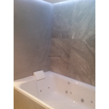Complete bathroom remodelling with jacuzzi