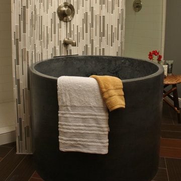 Concrete Round Tub featured on I Hate My Bath
