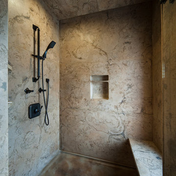 Concrete Shower Walls & Shower Pan