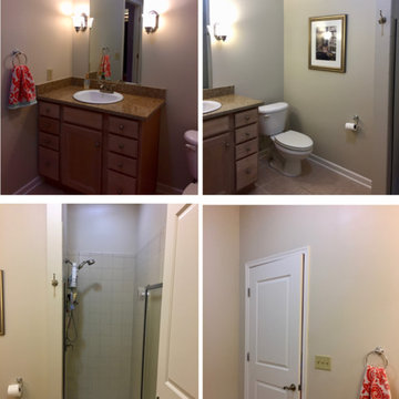 Condo Guest Bathroom Remodel BeFORE photos