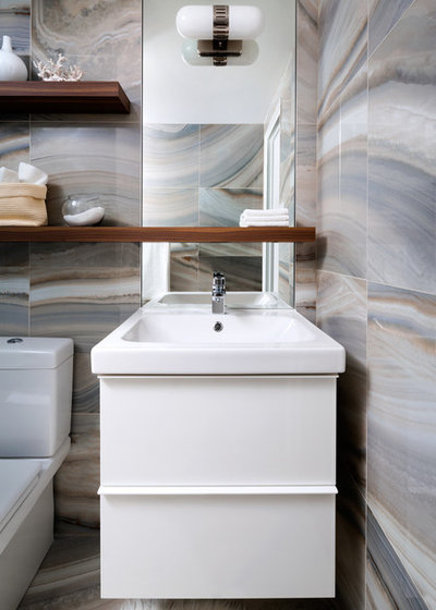 コンテンポラリー 浴室 by Toronto Interior Design Group