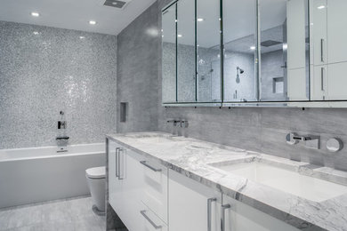Contemporary Bath Renovation 2015 | Washington, DC