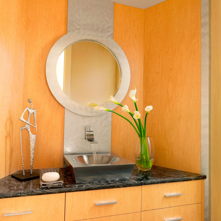 Powder Bath Contemporary Photos & Ideas Houzz
