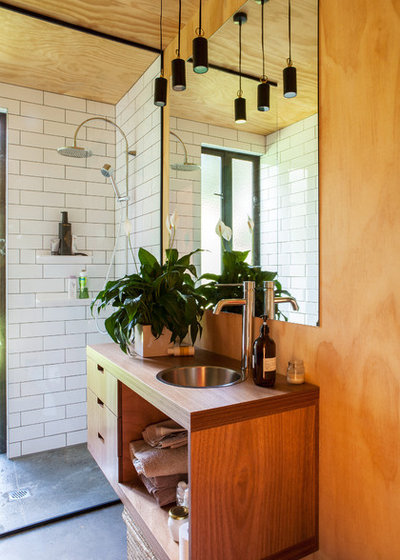 Trendy Badeværelse Contemporary Bathroom