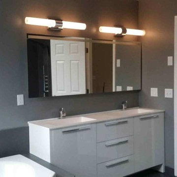 Contemporary bathroom remodel