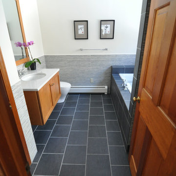 Contemporary Bathroom Remodel, Greenfield MA