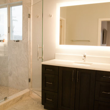 Contemporary Bathroom Remodel in Monmouth County