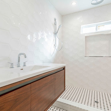 Contemporary Bathroom Remodel North Hollywood