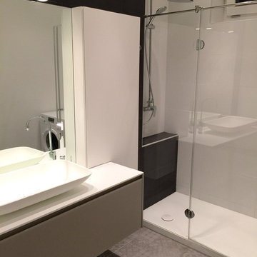 Contemporary bathroom renovation in Fulham
