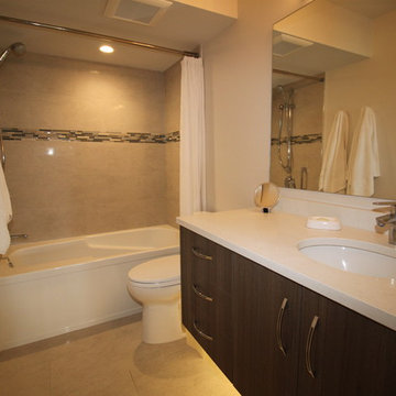 Contemporary Bathroom with Floating Vanity