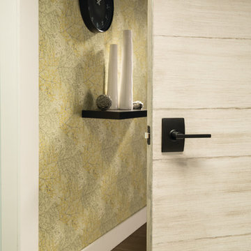 Contemporary Bathroom with Schlage Century Style Latitude Lever