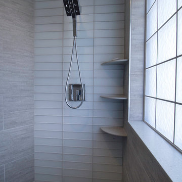 Contemporary Bathroom with Walk in Shower