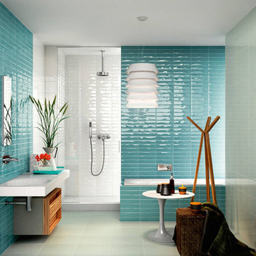 Contemporary Bathrooms with a twist