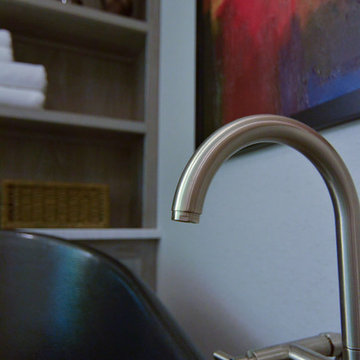 Contemporary Brushed Nickel Faucet