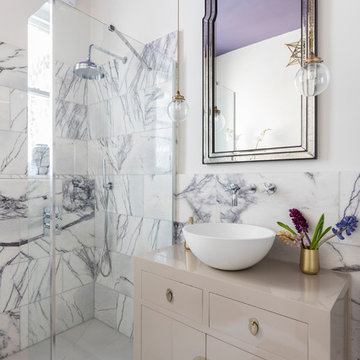 Contemporary Chiswick Bathroom with a Hamam Inspired Twist