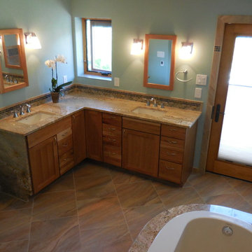 Contemporary Craftsman Bathroom