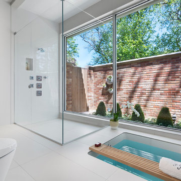 Contemporary design and finishes - master bathroom
