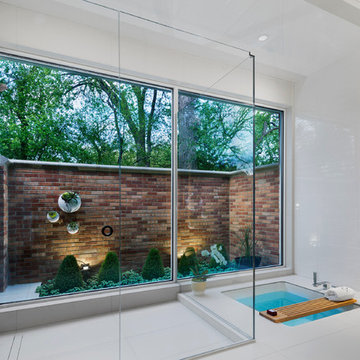 Contemporary design and finishes - master bathroom