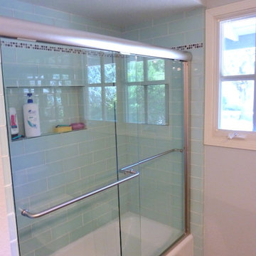 Contemporary Glass Bathroom