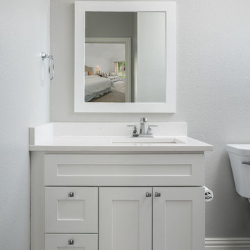 Contemporary Guest Bathroom Remodeling