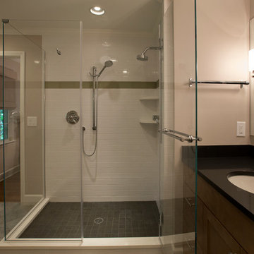 Contemporary Jack and Jill Guest Bath