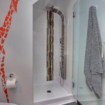 Contemporary Kids Bed and Bath