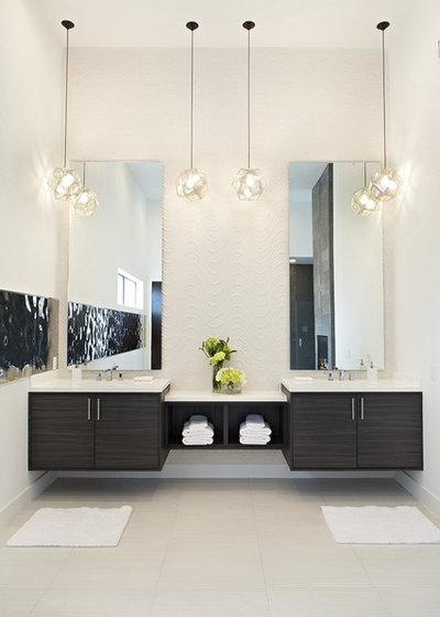 Contemporary Bathroom by Custom Cabinets by Design