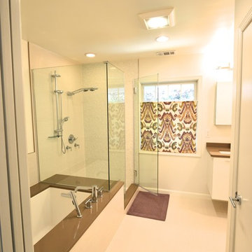 contemporary Master Bathroom in Falls Church, VA