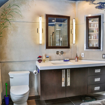 Contemporary Master Bathroom Redesign Remodel