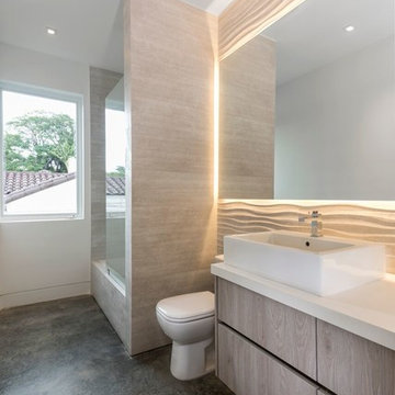 Contemporary Miami Bathrooms