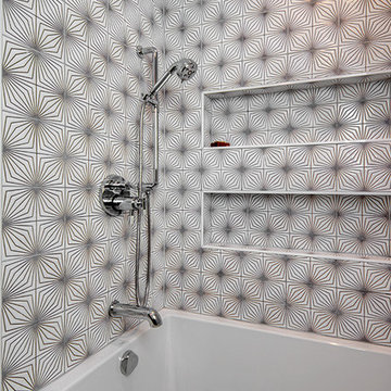 Contemporary Mid Century Style Master Bath and Guest Bath