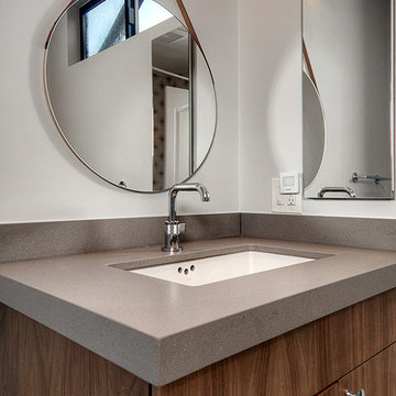 Contemporary Mid Century Style Master Bath and Guest Bath
