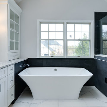 Contemporary Sleek Bath Design - Doylestown