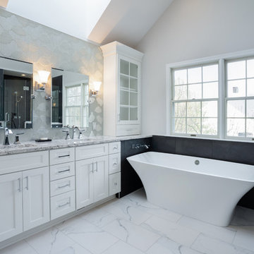 Contemporary Sleek Bath Design - Doylestown